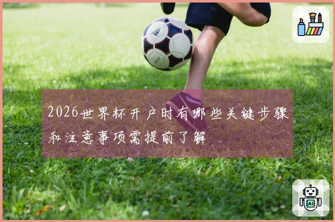2026世界杯开户时有哪些关键步骤和注意事项需提前了解